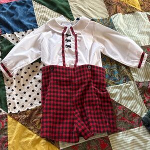 Vintage Scottie Dog Outfit 18m